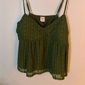 Sage green top